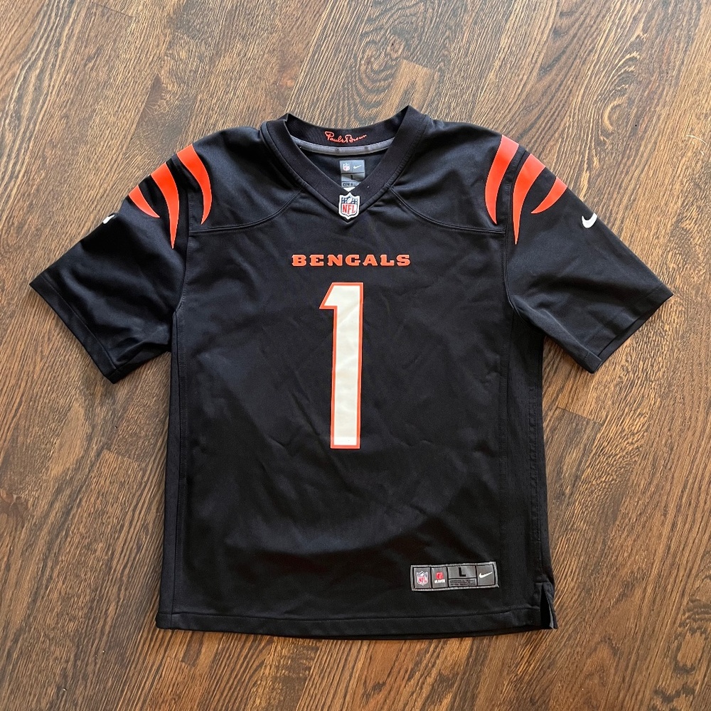 NIKE NFL Bengals Jersey - Ja'marr Chase #1 - Youth Large